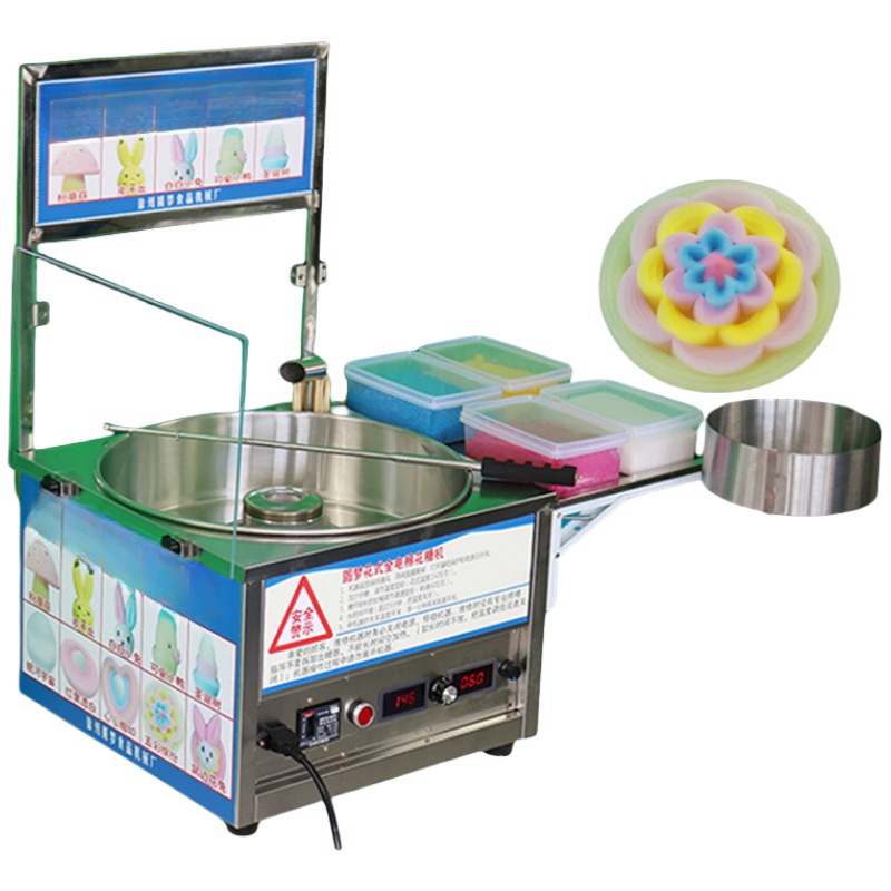 Candy Floss Machine Commercial - Macchina Commerciale Completamente Automatica per Zucchero