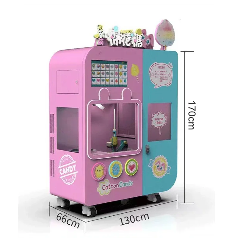 Candy Floss Machine Commercial - Macchina Automatica per Zucchero Filato con
